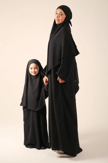 طقم خمار للبنات مع عباية