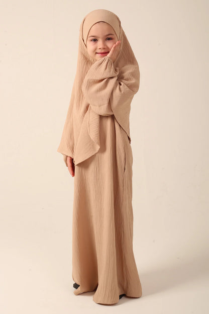 طقم خمار للبنات مع عباية