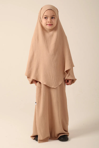 طقم خمار للبنات مع عباية